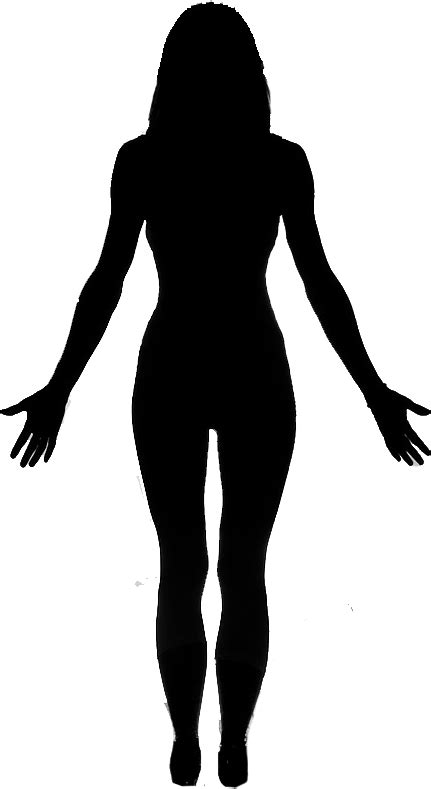 Female Body Silhouette Art - Silhouette Body Female Woman Clipart Outline Girl Hair Cliparts ...