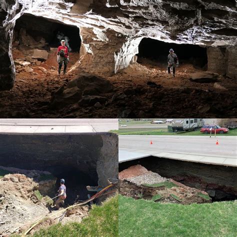 An amazing sinkhole opens up into an abandoned mine in Black Hawk, SD ...