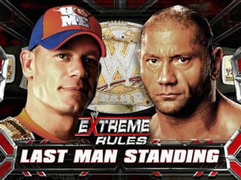 Extreme Rules: John Cena vs. Batista - Last Man Standing - YouTube