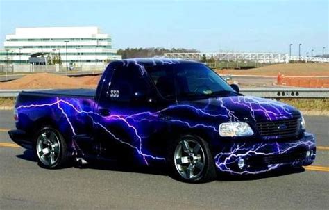 '97 F-150 Lightning | Ford lightning, Car paint jobs, Lowered trucks