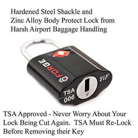 Shop Black 6 Pack TSA Approved Luggage Locks – Luggage Factory