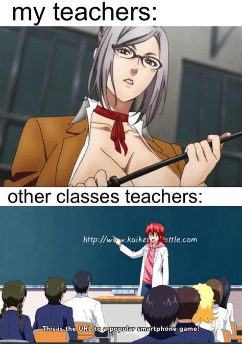 Do you have,had any good teachers | Anime memes, Anime funny, Anime memes funny