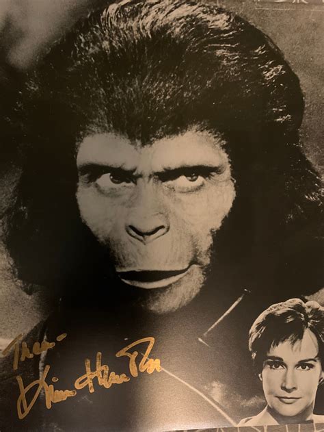 Autographed Kim Hunter Chimpanzee Zira the Planet of the Apes. | Etsy