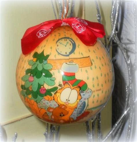 1996 Garfield Collectible Christmas Tree Ornaments