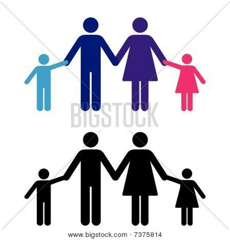 Vector Family Holding Vector & Photo (Free Trial) | Bigstock