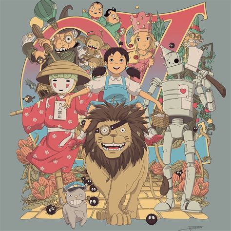 Wizard of Oz in Studio Ghibli style by Angel Saquero : r/alternativeart