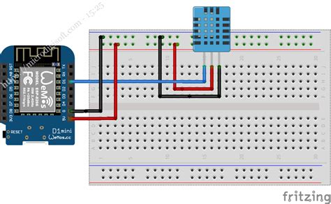 DHT11 Web Server with WeMOS D1 Mini using Arduino IDE