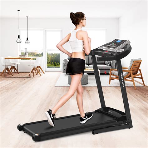 Folding Exercise Treadmills for Home, 55" x 26" x 48" Digital Foldable ...