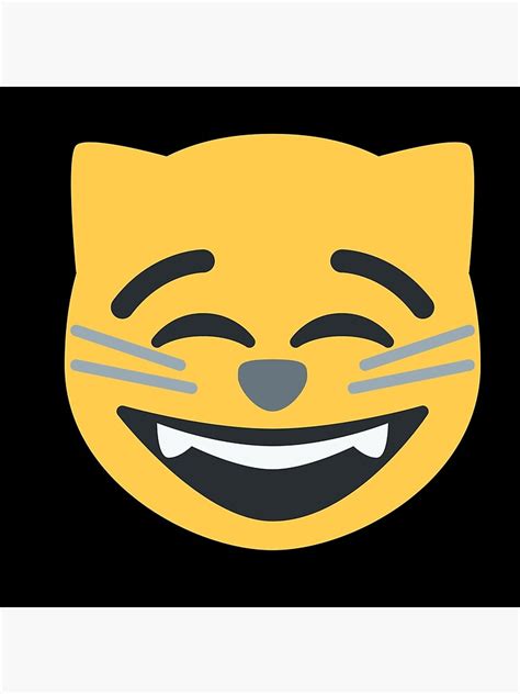 "Laughing Cat Emoji" Poster by SpacemanSam13 | Redbubble