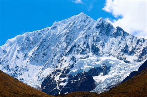 Free Images : snow, mountain range, ridge, summit, peru, massif, mountains, alps, plateau, fell ...