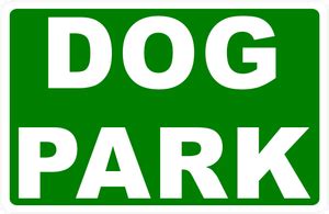 Dog Park Sign – Signs by SalaGraphics