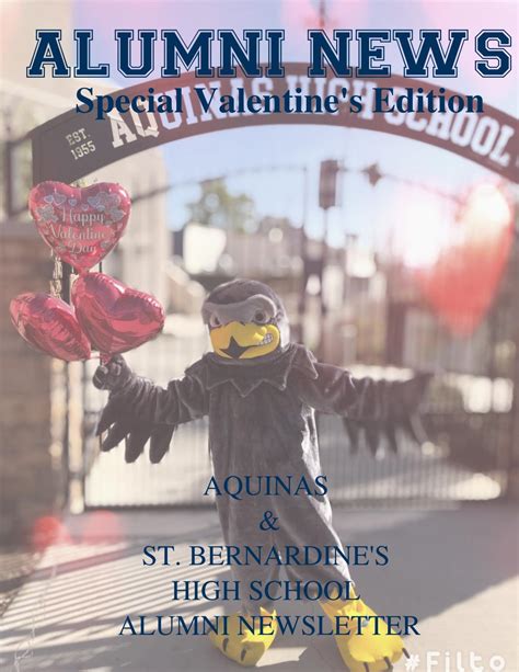 Valentine's Edition of the Alumni News by Aquinas High School - Issuu