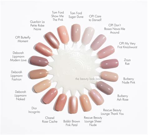 Beauty Look Book | Favorite Nude Pink Nail Polishes | The Beauty Look Book
