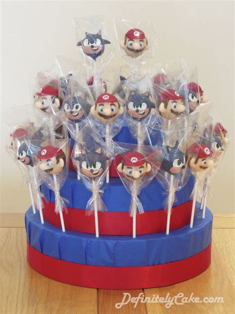 Definitely Cake - Artisans of Cake Pops | Sonic cake, Cake pop displays, Sonic birthday parties