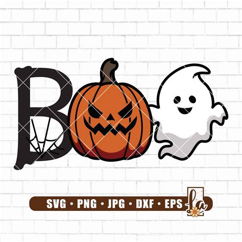 Boo SVG Halloween SVG Ghost SVG Spooky Svg Pumpkin Svg - Etsy