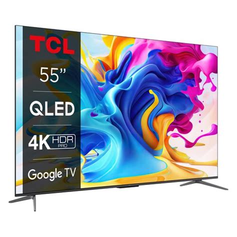 TCL 55C645 55" QLED 4K Google TV Dolby Vision Dolby Atmos HDMI 2.1 DVB ...