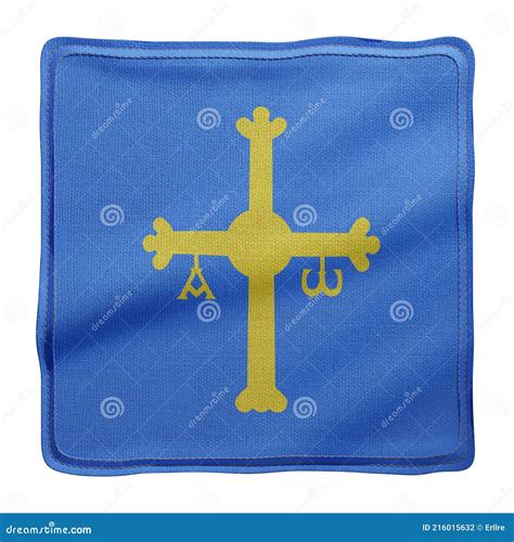 3d Asturias region flag stock illustration. Illustration of patriotic ...