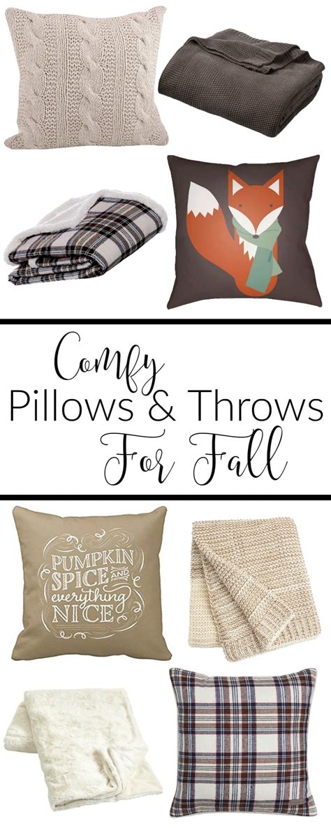 Comfy Fall Pillows and Throws | Domestically Creative