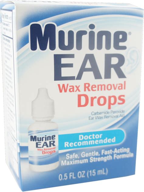 Murine Ear Wax Removal Drops 0.50 oz (Pack of 2) - Walmart.com ...