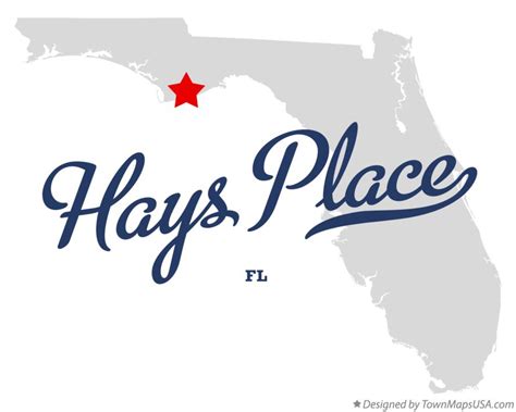 Map of Hays Place, FL, Florida