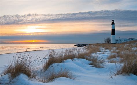 Winter Lighthouse Wallpaper Desktop - WallpaperSafari