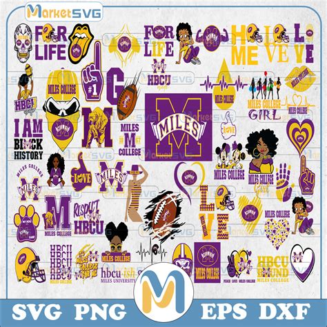 55 Files Miles College Football Team Svg, Miles College svg, - Inspire ...