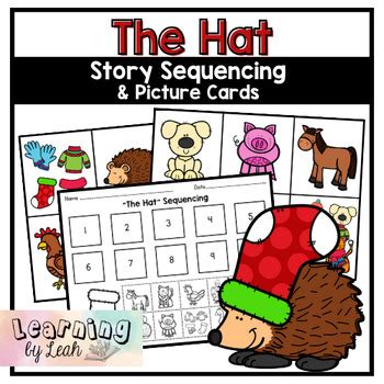 The Hat Sequencing Activity & Picture Cards by Learning by Leah | TPT