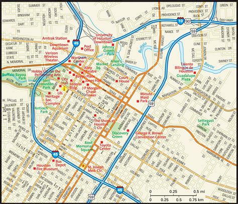 Houston Map - Guide to Houston, Texas