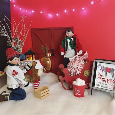 Elf on the Shelf Ideas: Getting Santa's Reindeer Ready - This ...