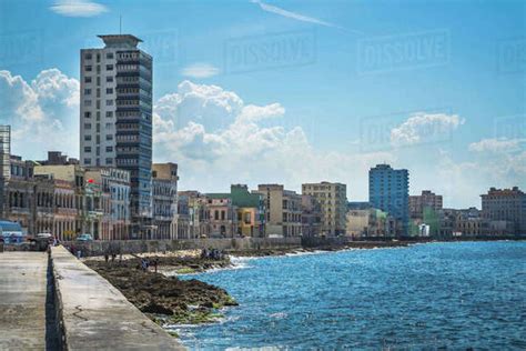 Malecon, La Habana (Havana), Cuba, West Indies, Caribbean, Central America - Stock Photo - Dissolve