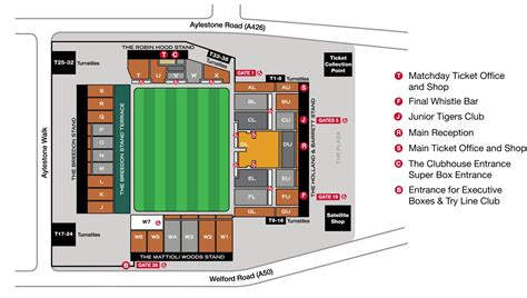 Prices & seating plan | Leicester Tigers