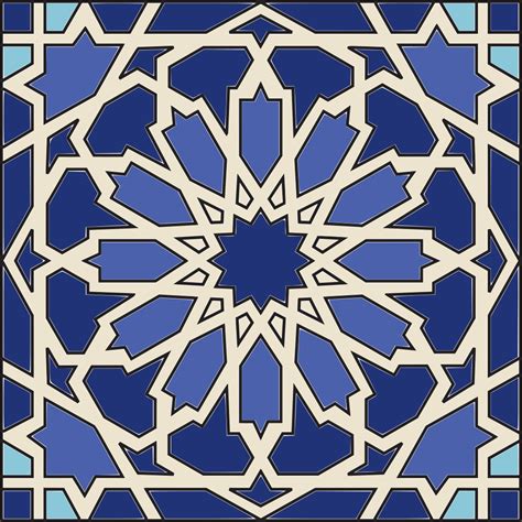 Calligraphy Illustrations Of Moroccan Decorative Pattern Background ...