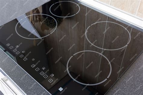 Premium Photo | Close up view of an electrical kitchen induction ...