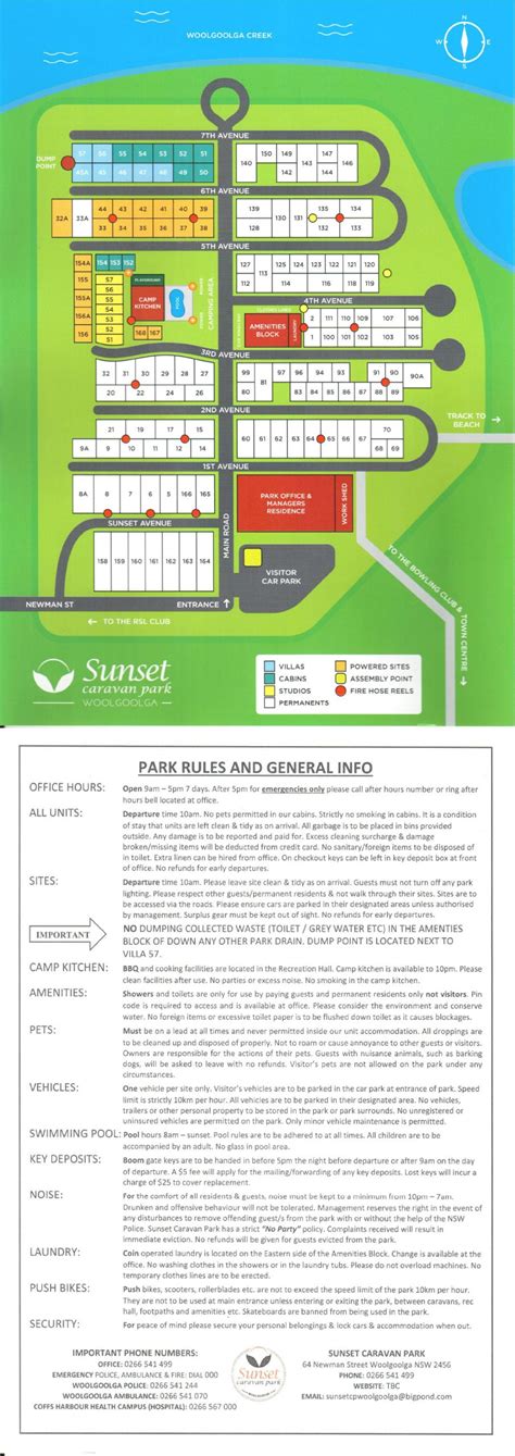 The Park - Sunset Caravan Park