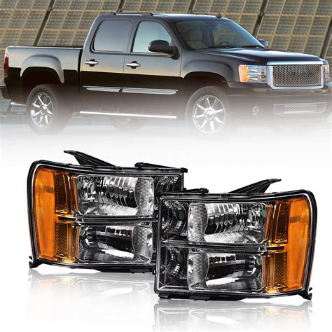 Headlight Assembly for 2007-2013 GMC Sierra 1500, 2007-2014 GMC Sierra ...