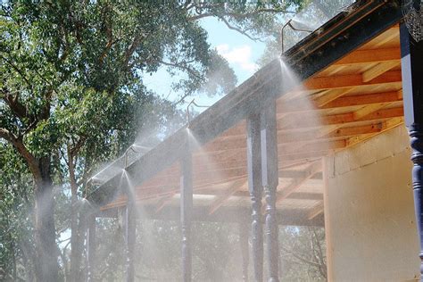 Bushfire eaves sprinklers | Fire sprinkler system, Sprinkler system design, Sprinkler