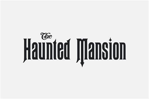 The Haunted Mansion Font Free Download | FontSwan