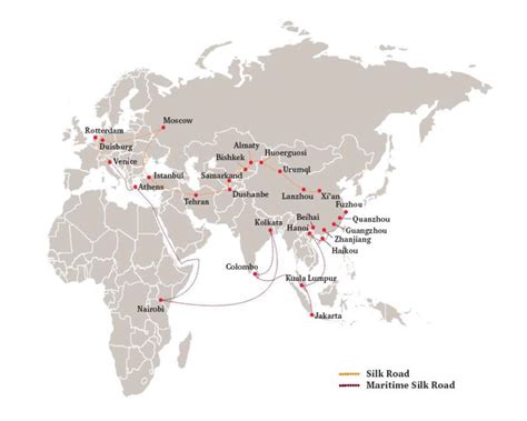 Map Of Countries In The Belt And Road Initiative Mapporn - Bank2home.com