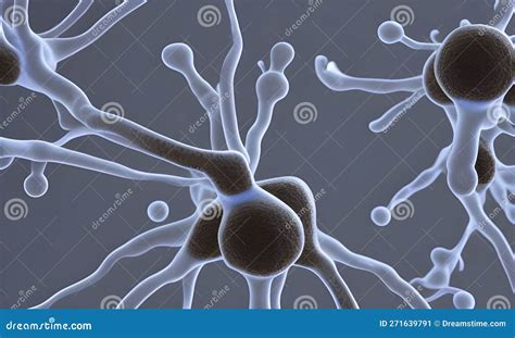 Model of dendritic cells stock illustration. Illustration of microscope - 271639791