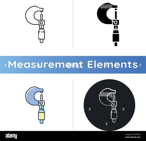 Micrometer icon Stock Vector Image & Art - Alamy