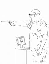 Shooting coloring Pages  Hellokidscom sketch template