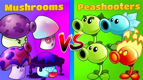 Plants vs Zombies 2 Walkthrough Peashooters vs Mushrooms! Primal Tricks in PVZ 2 Game - YouTube