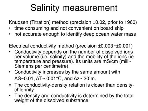 PPT - Salinity PowerPoint Presentation, free download - ID:5607386