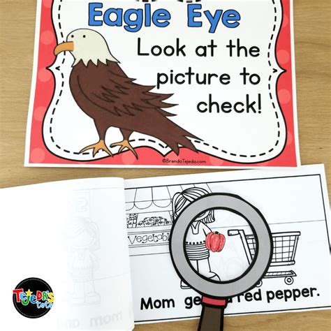 Using Eagle Eye as a Comprehension Strategy - Tejeda's Tots