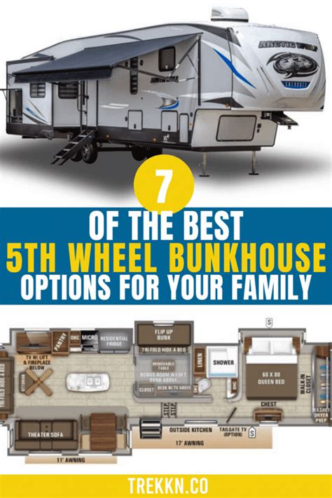 Top 7 5th Wheel Bunkhouse Options for Your Family