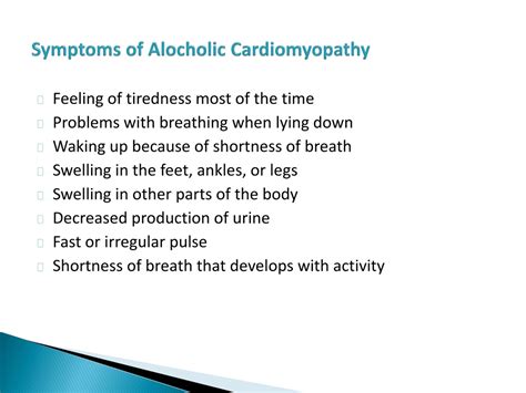 PPT - Alcoholic Cardiomyopathy PowerPoint Presentation, free download - ID:1280694