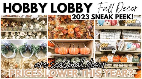 HOBBY LOBBY FALL DECOR 2023 SNEAK PEEK | HOBBY LOBBY FALL DECOR 2023 ...