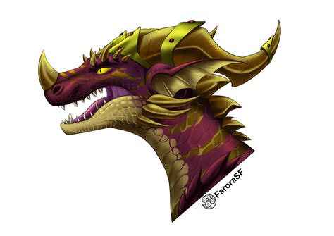 ArtStation - Dracthyr Head