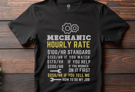 Funny Mechanic Svg Png, Mechanic Hourly Graphic by DeeNaenon · Creative ...