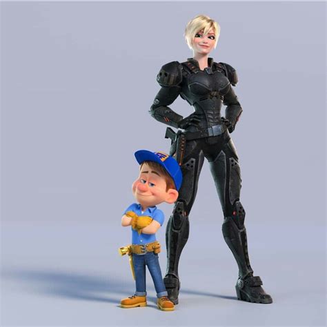 *FIX-IT-FELIX & SERGEANT TAMORA CALHOUN ~ Wreck-it-Ralph, 2012 | Wreck ...